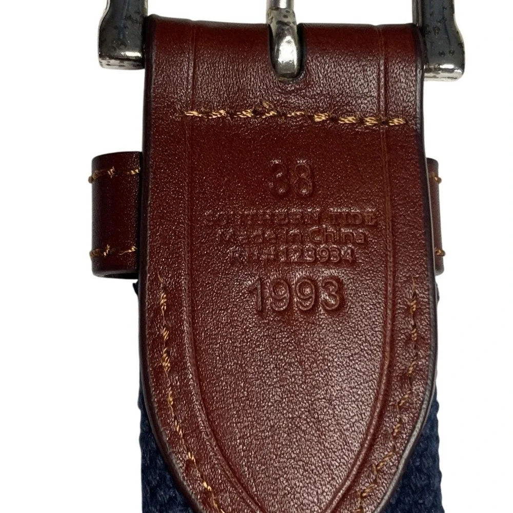 Southern Tide Green Skipjack Ribbon Belt Men's 38